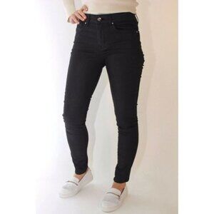 Karen Millen Black Mid Rise Skinny Jeans Size 4